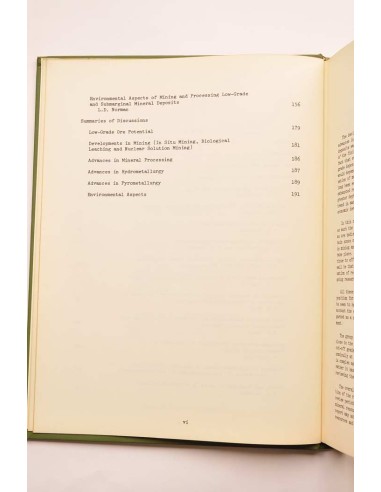 Recent advances in minig and procesing or...