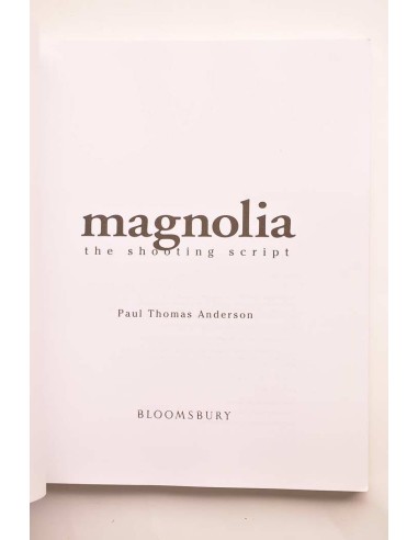 Magnolia. The shooting script