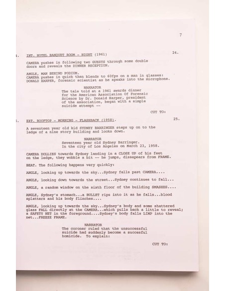 Magnolia. The shooting script