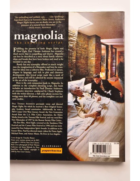 Magnolia. The shooting script