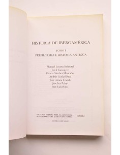 Historia de Iberoamérica. Tomo I. Prehistoria e Historia... 2