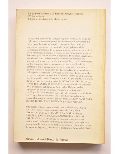 La economía española al final del Antiguo...