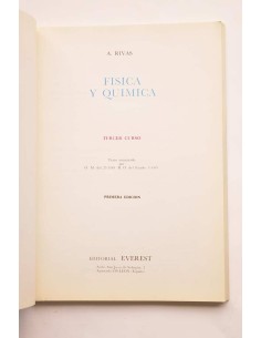 Física y química. Tercer curso 2