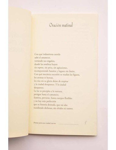 Poemas para una ciudad inerme