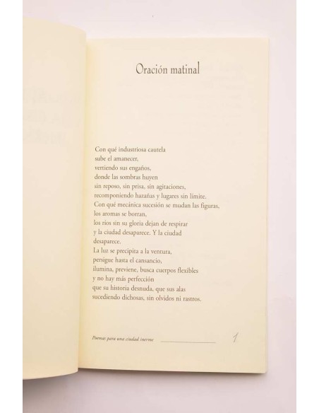 Poemas para una ciudad inerme