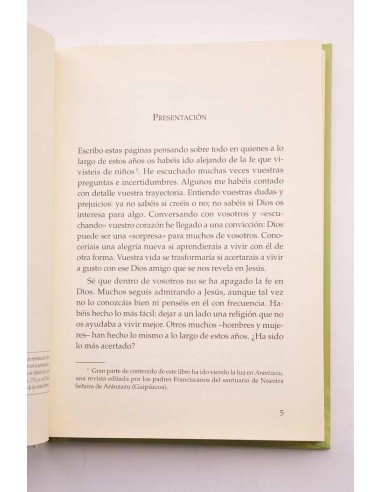 Creer, ¿para qué?. Conversaciones con alejados