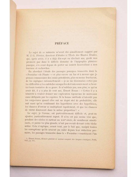 Les passages puniques en transcription latine dans le Poenulus de Plaute