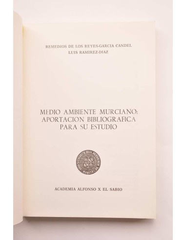 Medio ambiente murciano: aportación...