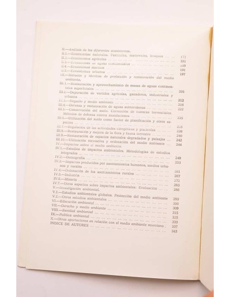 Medio ambiente murciano: aportación bibliográfica para su estudio