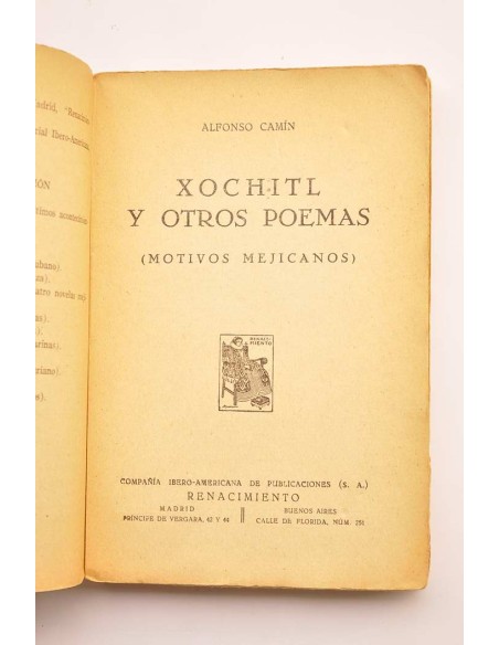 Xochitl y otros poemas : motivos mejicanos
