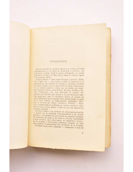 El sentimiento de tristeza en la literatura contemporánea