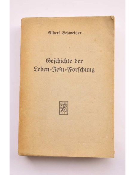 Gefchichte der leben Jefu Forfchung