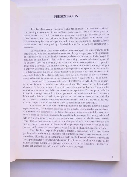 Lecturas de Museo