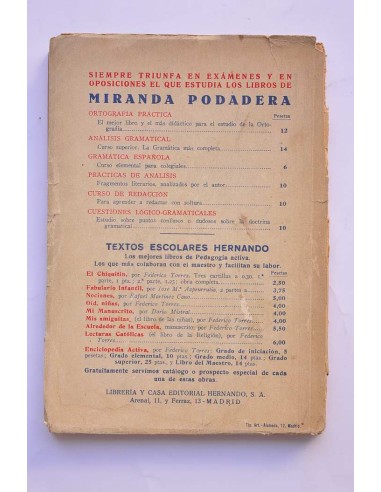 Gramática española con prácticas de análisis....