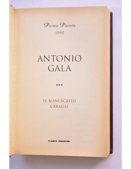 El manuscrito Carmesí