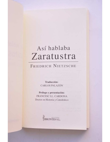 Así hablaba Zaratustra
