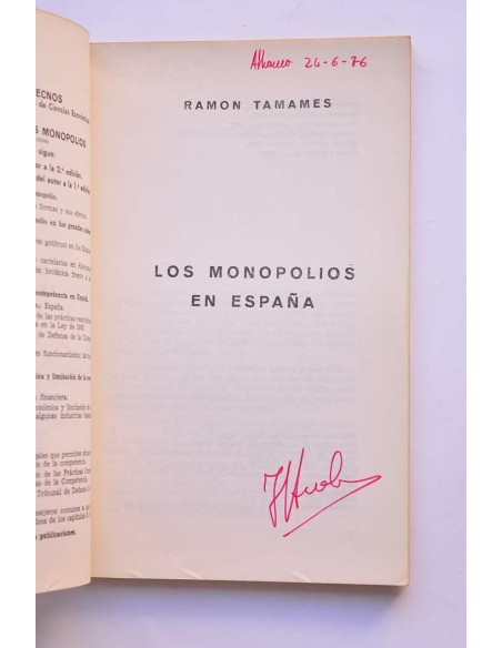 Los monopolios en España