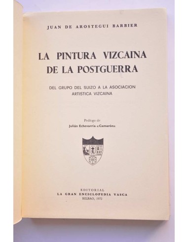 La pintura vizcaína de la postguerra : del...
