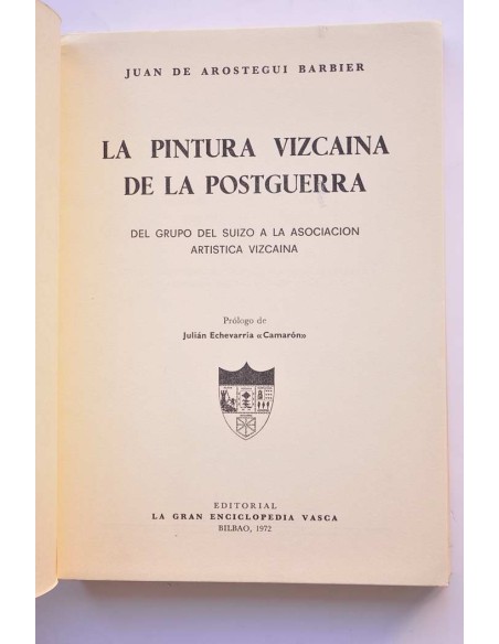 La pintura vizcaína de la postguerra : del Grupo del Suizo a la Asociación Artística Vizcaína