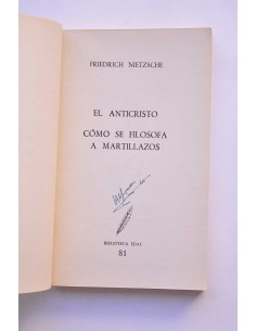 El Anticristo. Cómo se filosofa a martillazos 2
