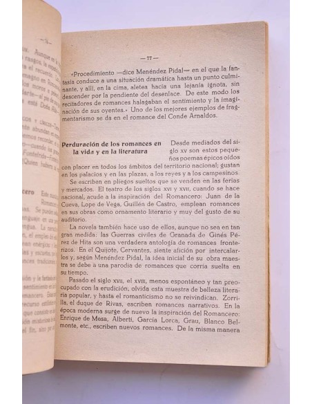 Literatura española y su metodología