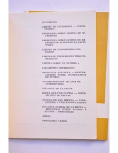 Matemáticas Sexto Curso. Límites y geometría analítica 2