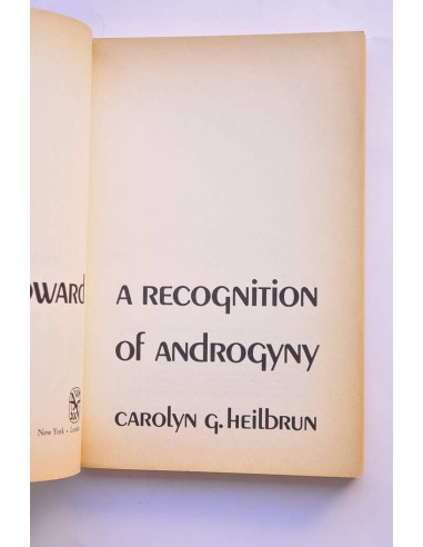 Toward a Recognition of Androgyny
