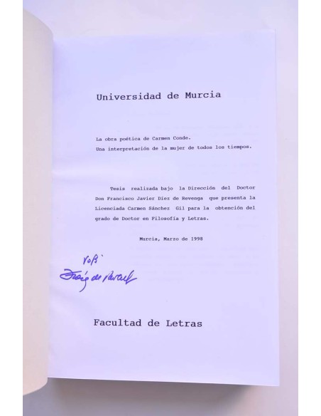 La obra poética de Carmen Conde. Una interpretación de la mujer de todos los tiempos
