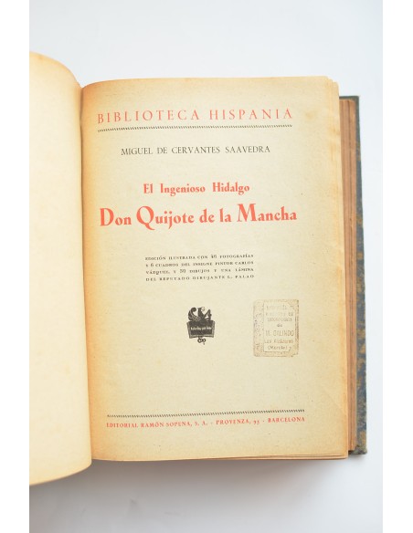 El ingenioso hidalgo Don Quijote de la Mancha
