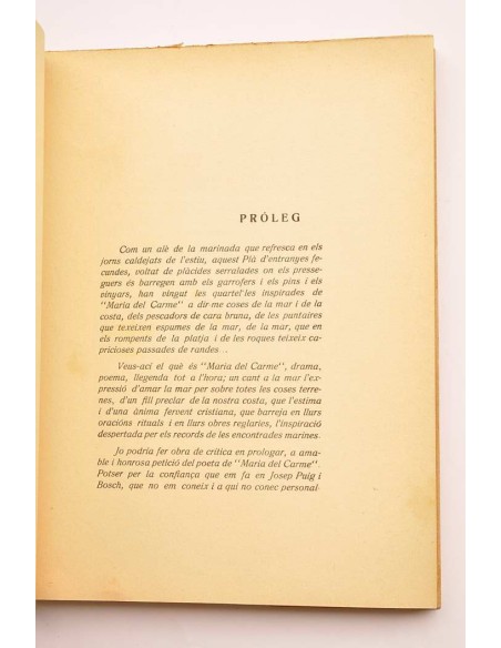María del Carme : poema : drama de mar