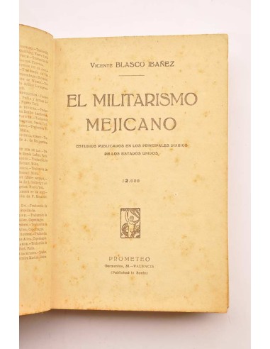 El militarismo mejicano