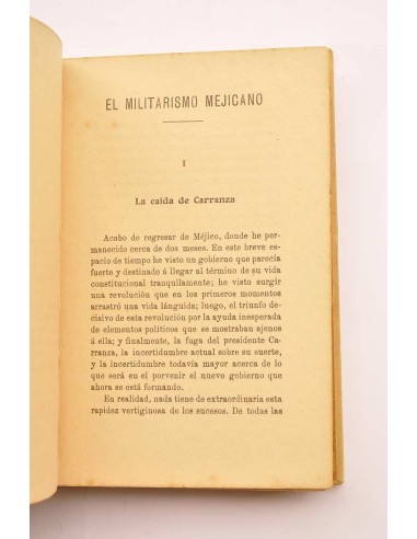 El militarismo mejicano