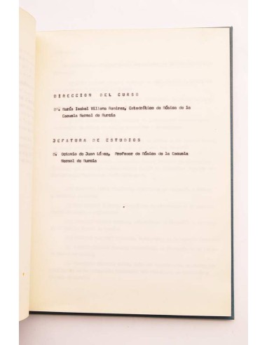 Memoria del I Curso de didáctica y formación...