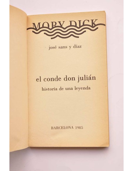 El Conde Don Julián. Historia de una leyenda
