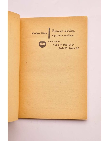 Esperanza marxista, esperanza cristiana