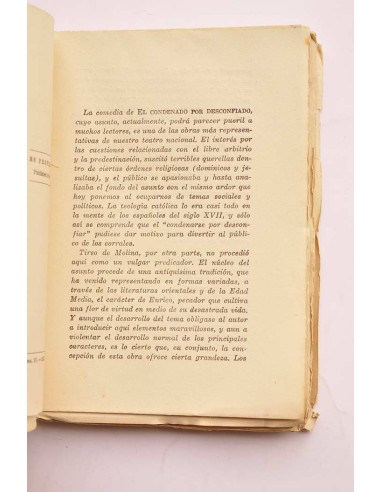 El condenado por desconfiado