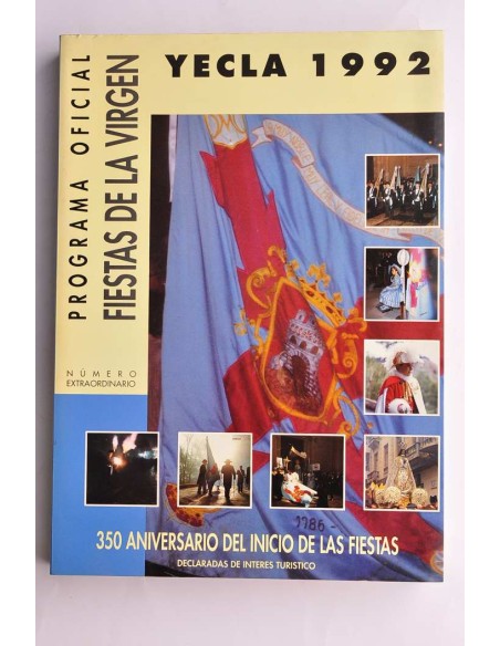 Fiestas de La Virgen, Yecla, 1992. Programa oficial