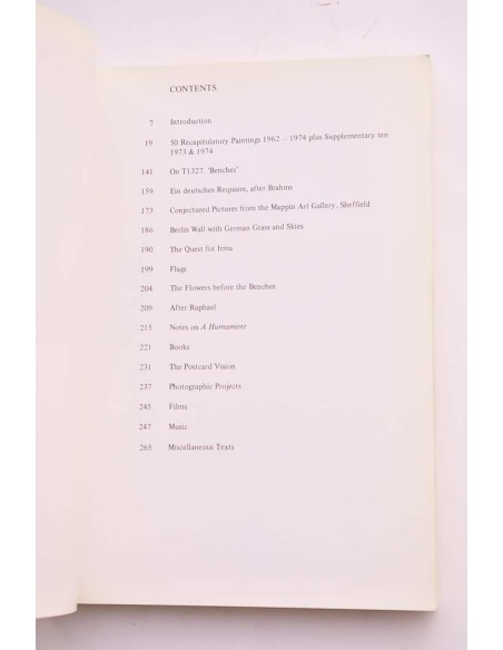 Tom Phillips : works, texts, to 1974
