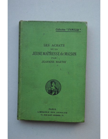 Les achats de la jeune maìtresse de maison