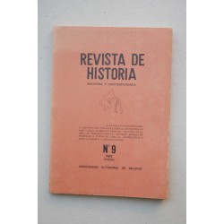 REVISTA de historia moderna y cotemporánea. -- Nº 9...
