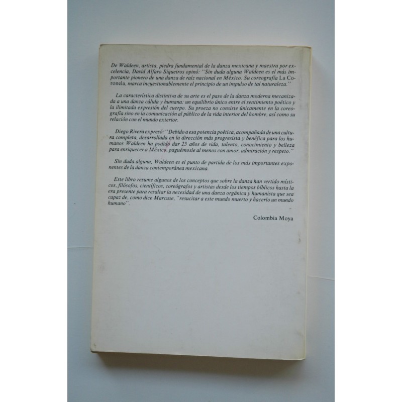 La danza, imagen de creación continua : antología