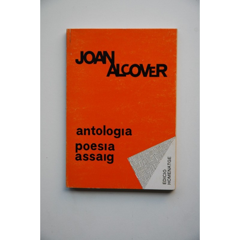 Joan Alcover-Antología . Pesia. Assaig