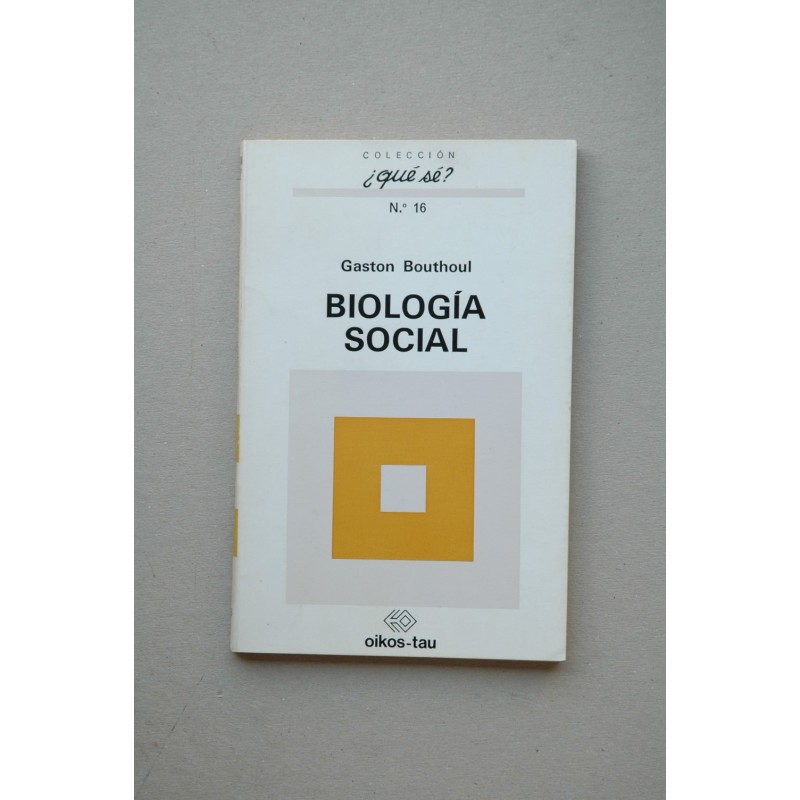 Biología social
