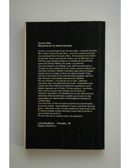 Memorias de un amante sarnoso