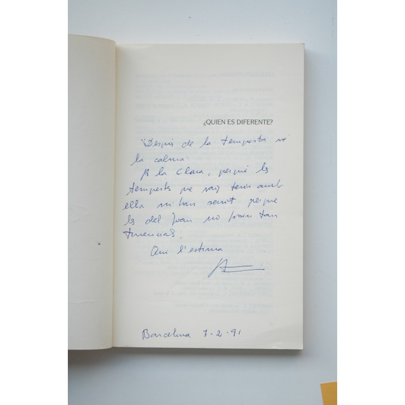 ¿Quien es diferente? : convivencia diaria con...