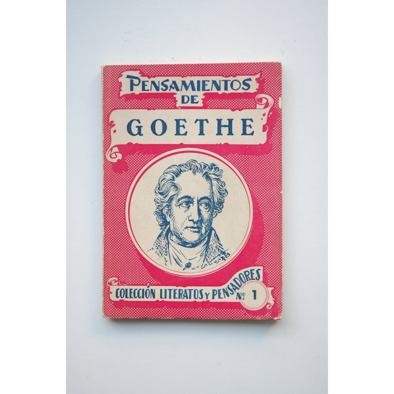 Pensamientos de J.W. Goethe