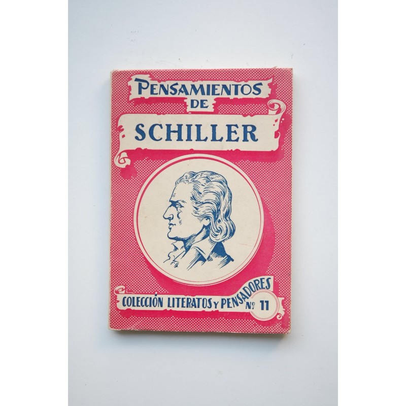 Pensamientos de Schiller