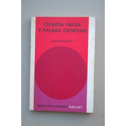 Ciencia falsa y falsas ciencias