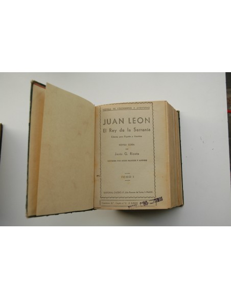 Juan León, el rey de la Serranía : novela corta