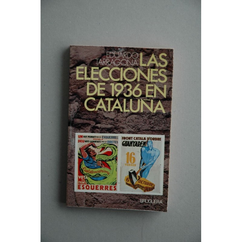 Las elecciones de 1936 en Cataluña